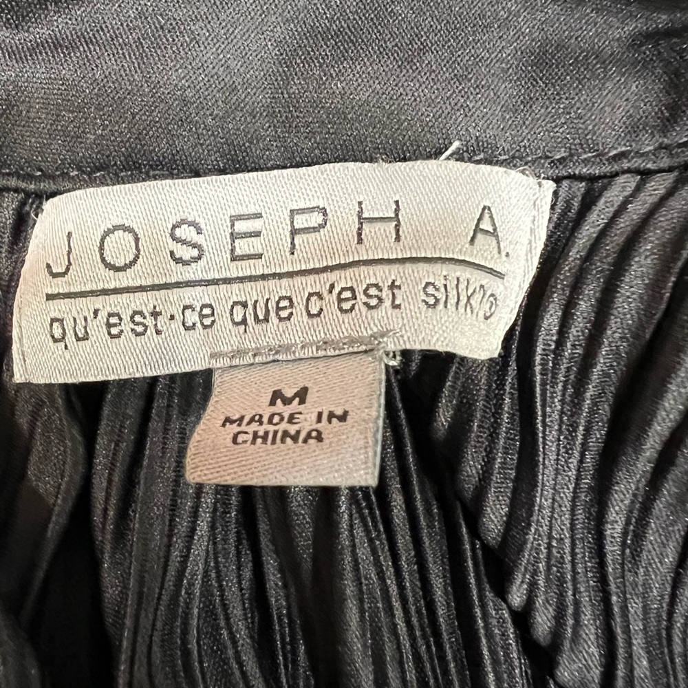 Joseph Black Pleated Blouse - Picture 5 of 5